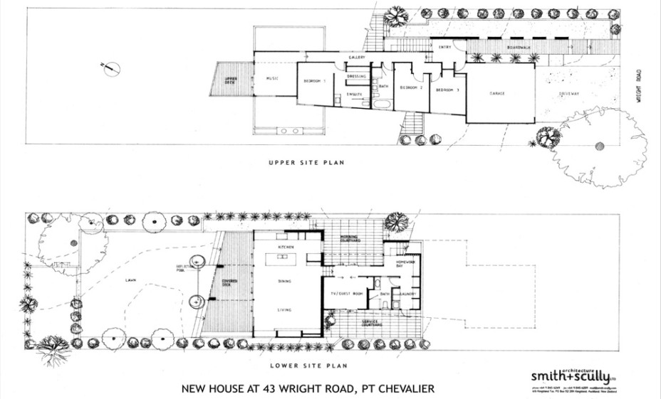 Contemporary-New-House-in-Point-Chevalier-Site-Plan